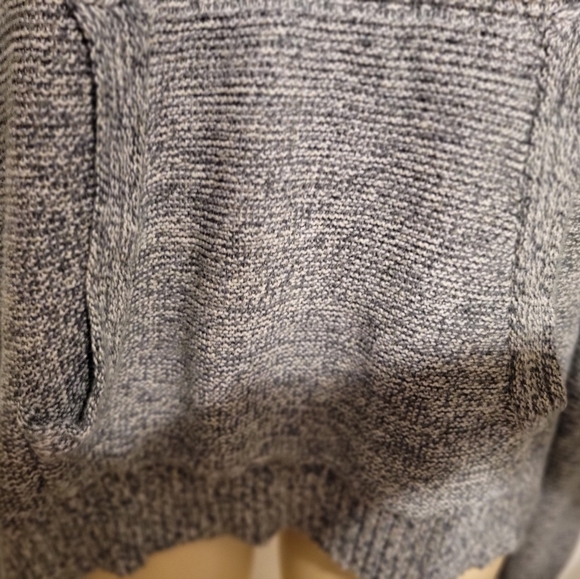 AEROPOSTALE GREY Sweater Pockets Medium Soft Oversized Cozy Winter - Picture 3 of 5